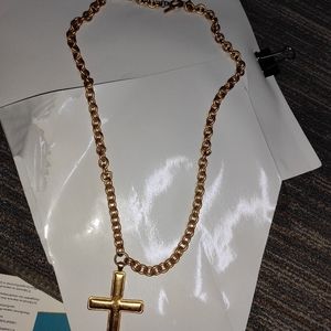 VTG Anne Klein cross necklace